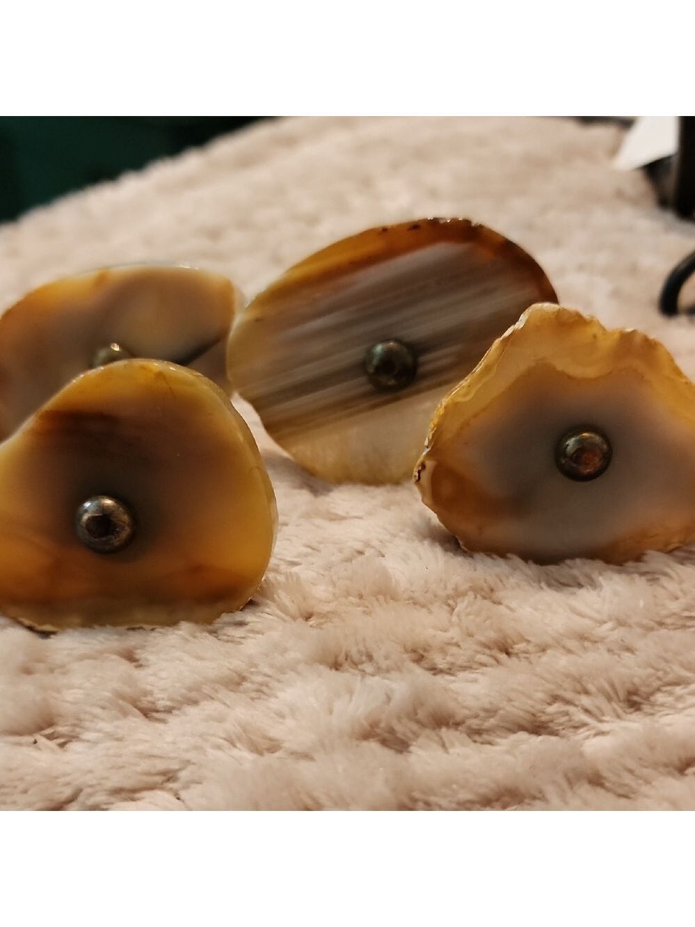 Natural Agate Stone Knobs Drawer - Picture 1 of 6